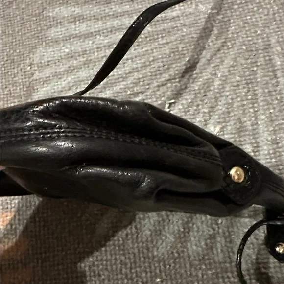 Black Leather Crossbody Bag - Picture 4 of 8